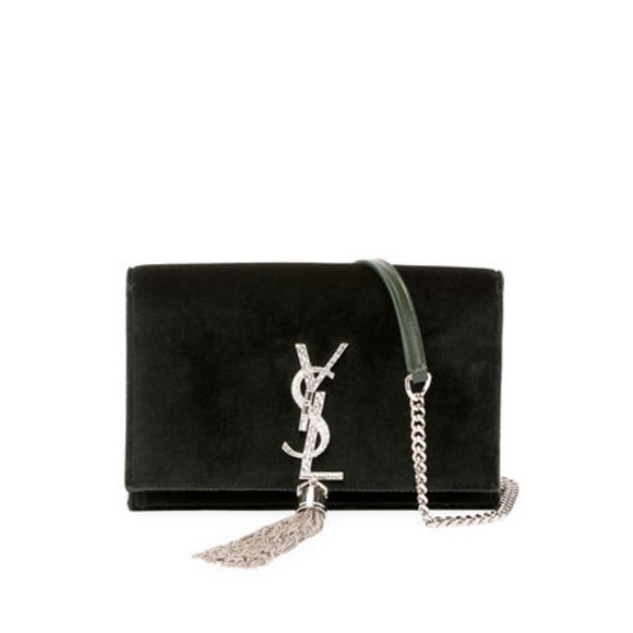 Yves Saint Laurent Handbags - Ysl velvet crossbody bag